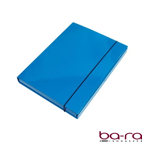 Füzetbox OPTIMA A/4 3 cm-es gerinccel kék