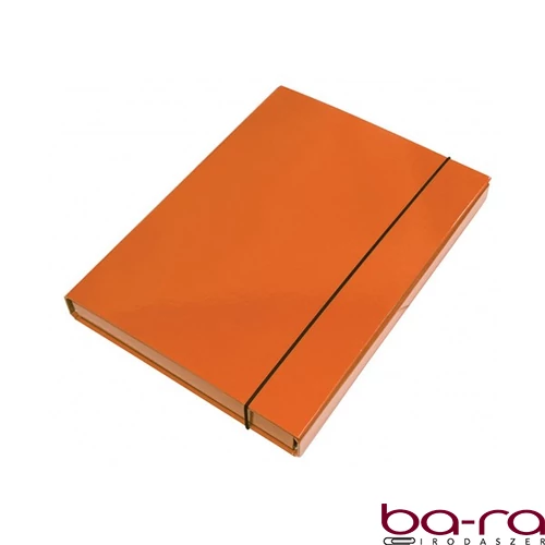 Füzetbox OPTIMA A/4 3 cm-es gerinccel narancs