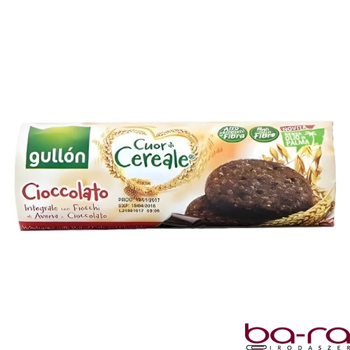 Gabonakeksz GULLON élelmi rostban gazdag csokoládéval 280 g