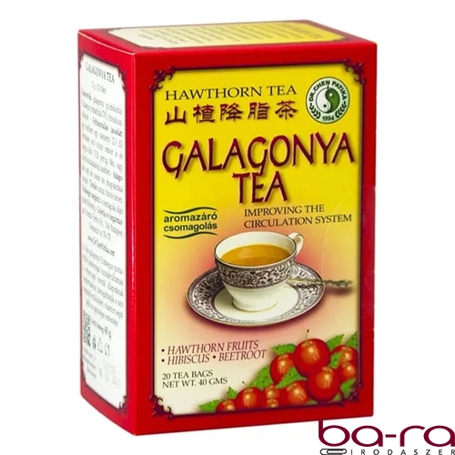 Galagonya tea DR CHEN 20 filter/doboz