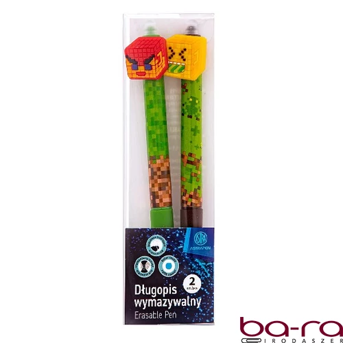 Golyóstoll ASTRA PEN radírozható pixel 0,5 mm 2 darabos