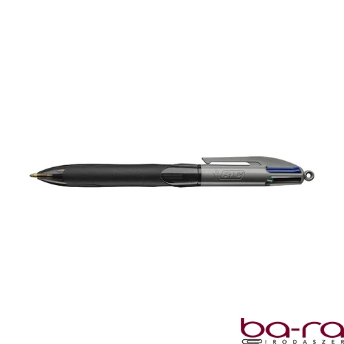 Golyóstoll BIC 4 színű Grip Pro
