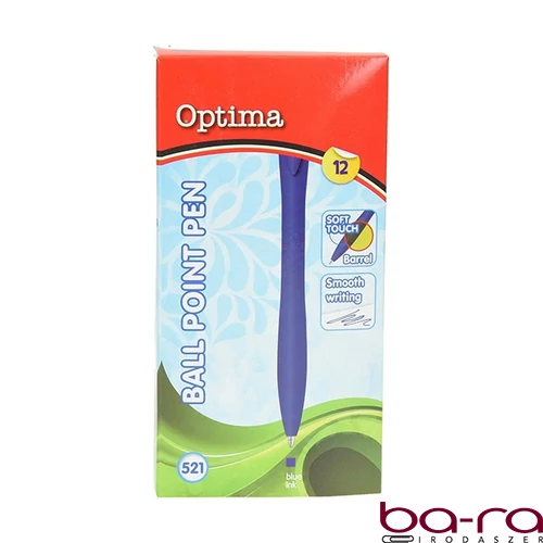 Golyóstoll OPTIMA nyomógombos 521 kék