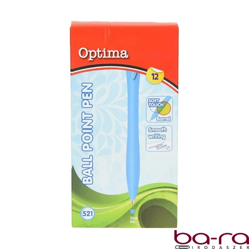 Golyóstoll OPTIMA nyomógombos 521 v.kék