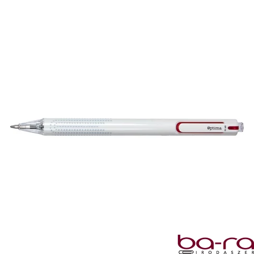 Golyóstoll OPTIMA nyomógombos Stella 1,0 mm piros