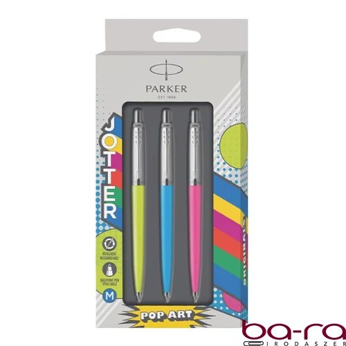 Golyóstoll PARKER Royal Jotter pop art trio lime/sky blue/pink