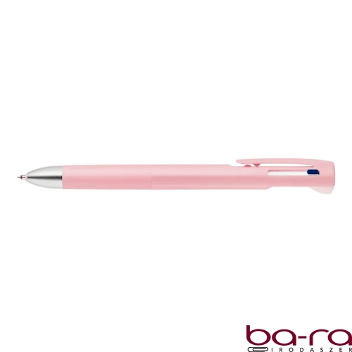 Golyóstoll ZEBRA Blen 2+S pink testű kék-piros írászín + 0,5 mm ceruza