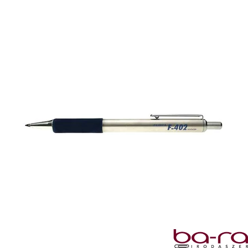 Golyóstoll ZEBRA F-402 nyomógombos 0,7 mm kék