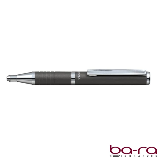 Golyóstoll ZEBRA SL-F1 0,7 mm metál szürke