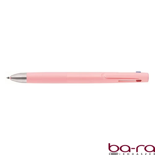 Golyóstoll ZEBRA bLen 3C 0,7mm rózsaszín testű háromszínű