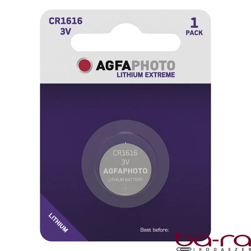 Gombelem AGFAPHOTO Lithium CR1616 1 darabos