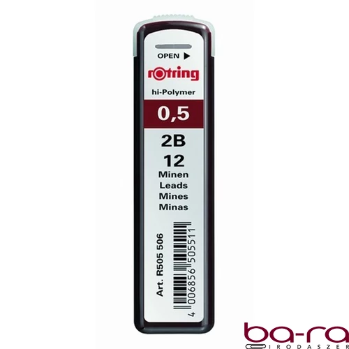 Grafitbél ROTRING 0,5mm 2B