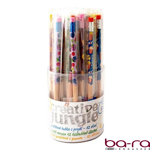 Grafitceruza CREATIVE JUNGLE illatos hegyezetlen HB-s