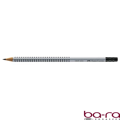 Grafitceruza FABER-CASTELL Grip 2001 B háromszögletű radíros