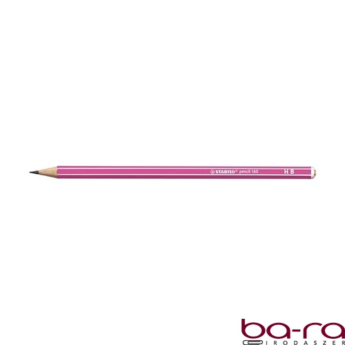 Grafitceruza STABILO Pencil 160 HB hatszögletű rózsaszín
