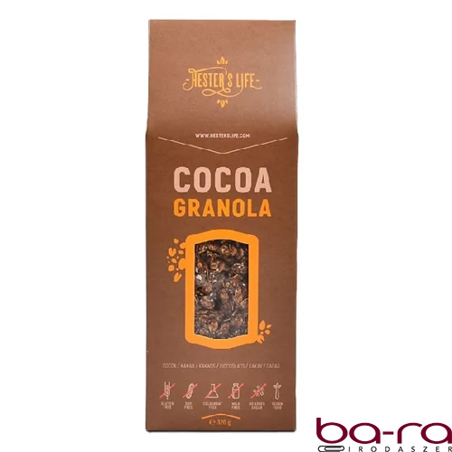 Granola HESTER’S Cocoa kakaós 320 g