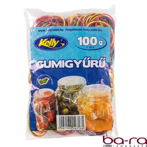 Gumigyűrű KELLY 100 g/csomag