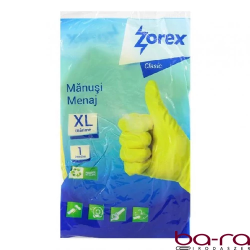 Gumikesztyű ZOREX háztartási XL-es