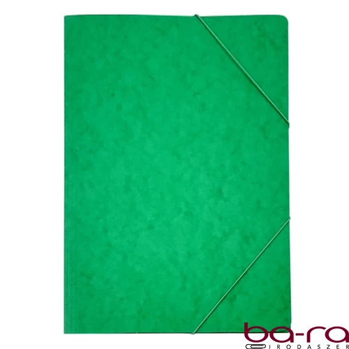 Gumis mappa A/4 prespán zöld 345 g