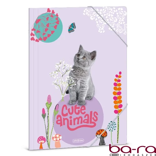 Gumis mappa ARS UNA A/4 Cute Animals-Kitten
