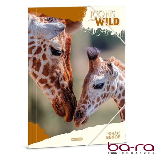 Gumis mappa ARS UNA A/4 Icons of the Wild-Giraffes