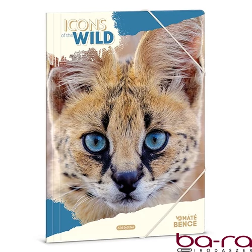 Gumis mappa ARS UNA A/4 Icons of the Wild-Serval