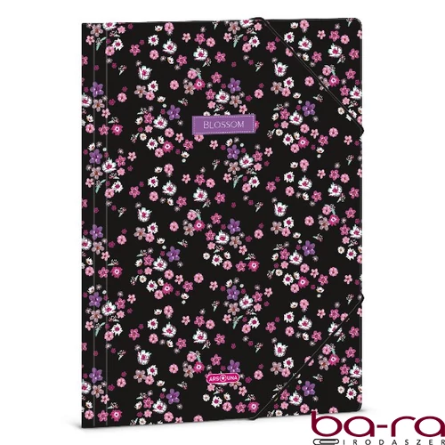 Gumis mappa ARS UNA A/4 Pearl Blossom Black