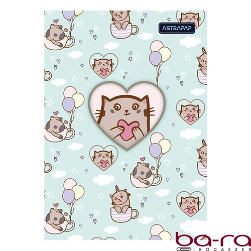 Gumis mappa ASTRA karton pasztelline A/4 animals
