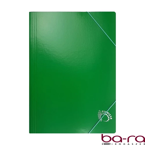 Gumis mappa CLARISSA A/4 papír 320 g zöld