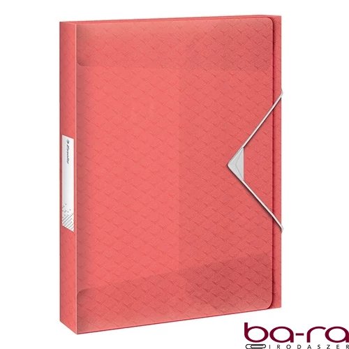 Gumis mappa ESSELTE Colour Breeze PP Jumbo Plus A/4 40mm korall