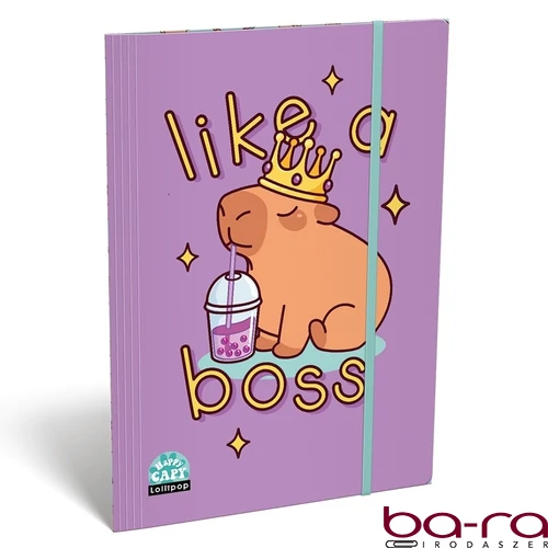 Gumis mappa LIZZYSULI A/4 Lollipop Capybara