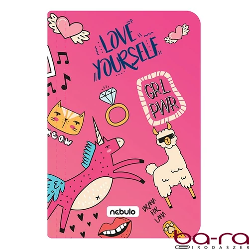 Gumis mappa NEBULO A/4 Girl Power