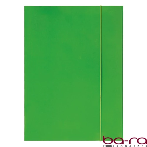 Gumis mappa OPTIMA A/4 fluo zöld 600 g