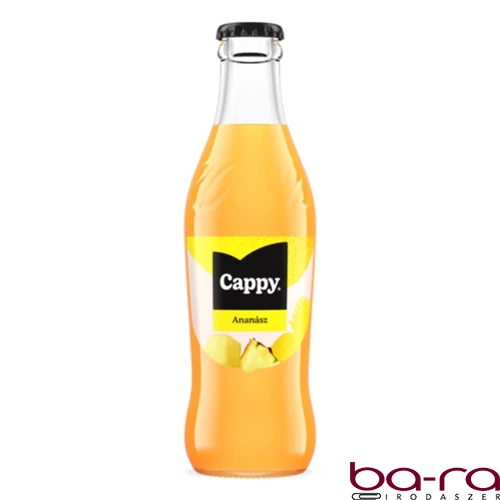 Gyümölcslé CAPPY Ananász 51% üveges 0,25L DRS