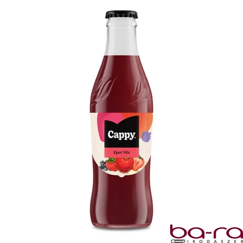Gyümölcslé CAPPY Eper 35% üveges 0,25L DRS