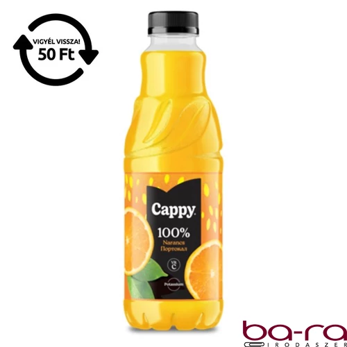 Gyümölcslé CAPPY Narancs gyümölcshússal 100%-os 1L DRS