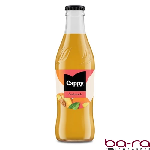 Gyümölcslé CAPPY Őszibarack 40% üveges 0,25L DRS