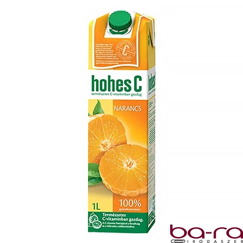 Gyümölcslé HOHES C Classic narancs 100%-os 1L