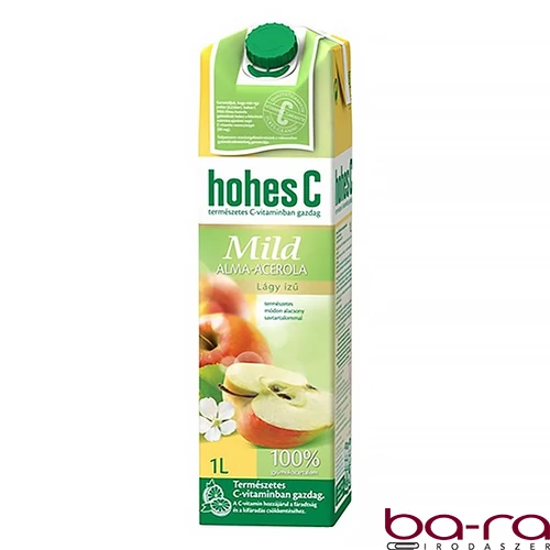 Gyümölcslé HOHES C Mild alma-acerola 100%-os 1L