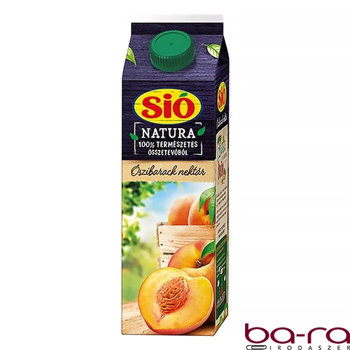 Gyümölcslé SIÓ Natura őszibarack 50%-os 1L