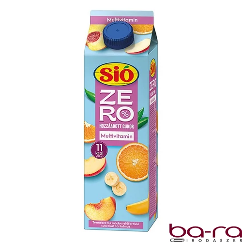 Gyümölcslé SIÓ Zero Multivitamin 20% 1L