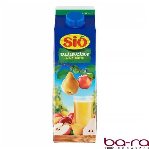 Gyümölcslé SIÓ alma-körte 12% 1L