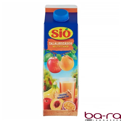Gyümölcslé SIÓ multivitamin rostos 12% 1L