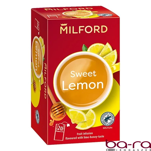 Gyümölcstea MILFORD Citrom-Méz 20 filter/doboz