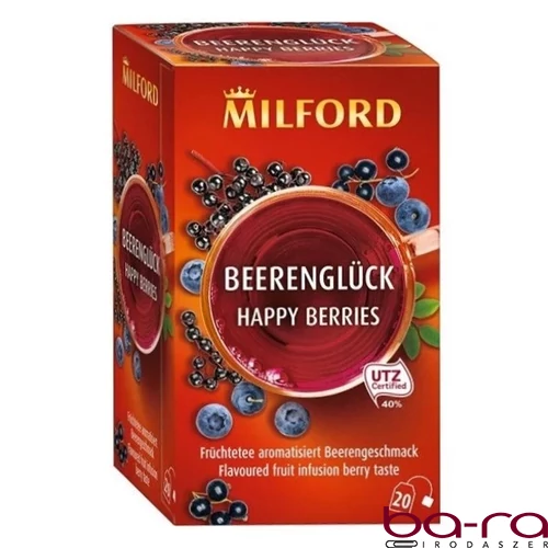 Gyümölcstea MILFORD bogyósgyümölcs 20 filter/doboz