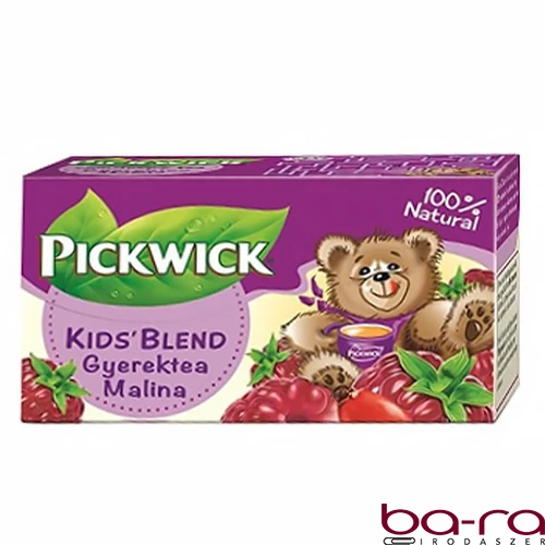 Gyümölcstea PICKWICK gyerektea málna 20 filter/doboz