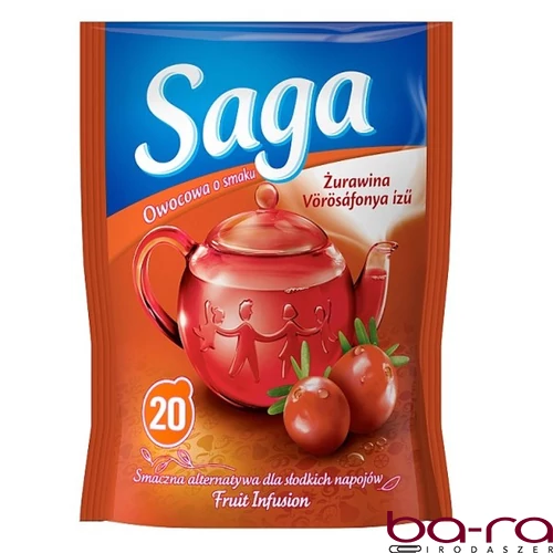 Gyümölcstea SAGA Vörösáfonya 20 filter