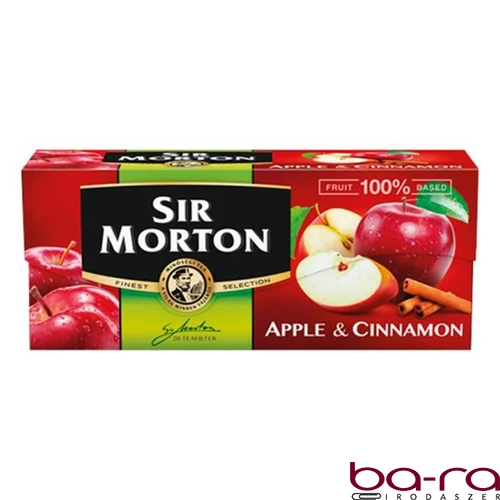 Gyümölcstea SIR MORTON alma-fahéj 20 filter/doboz