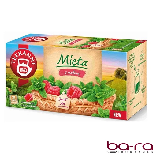 Gyümölcstea TEEKANNE Borsmenta-Málna 20 filter/doboz