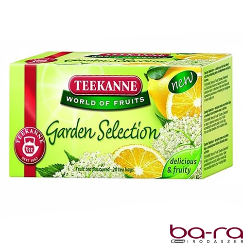 Gyümölcstea TEEKANNE Garden Selection bodza-citrom 20x2,5 g